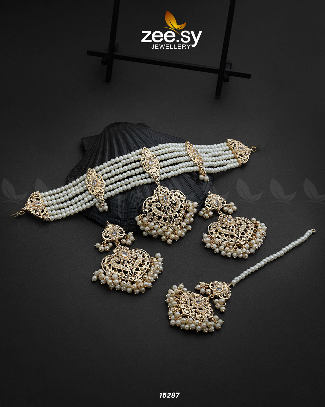 Hyderabadi Guluband Necklace - House Of Zarish
