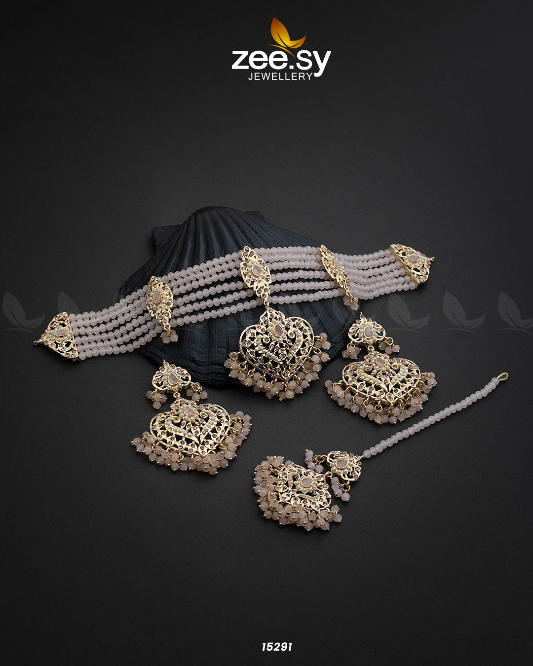 Hyderabadi Guluband Necklace - House Of Zarish