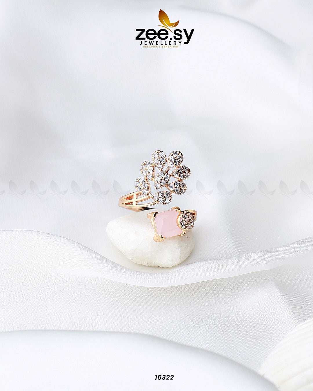 Delicate Leaf Ring - House Of Zarish