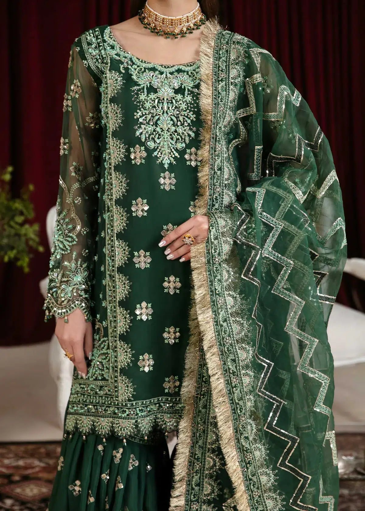 Dastoor | Noor-E-Jahan Wedding Collection'24 | Zayna