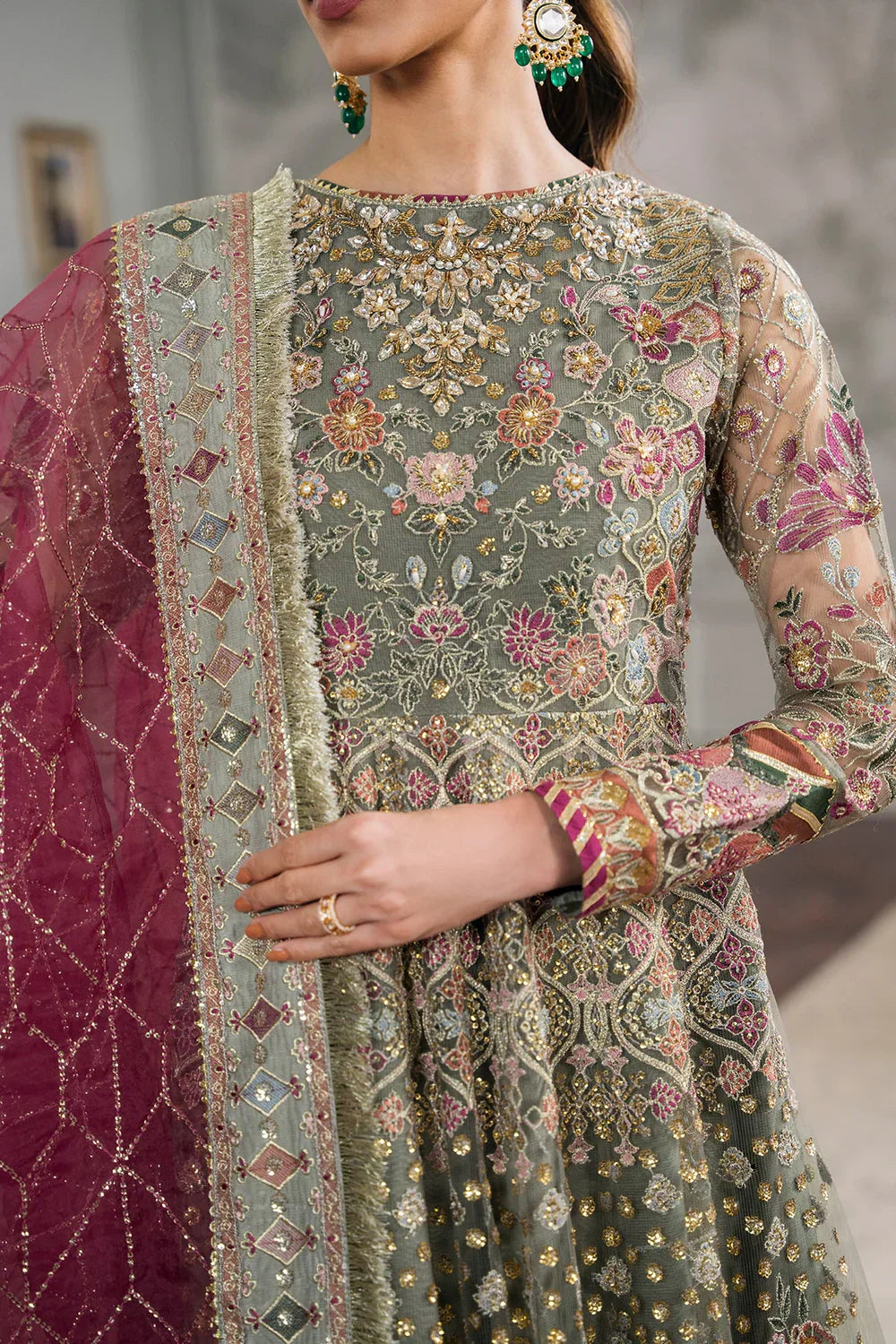 Baroque | Chantelle Embroidered Collection 2024 | CH12-02 - House Of Anaya