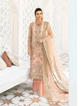 Gulaal | Wedding Formals | VOIR EMBROIDERED NET 3-PIECE SUIT WS-07 - FLEUR DE ROSE WEDDING FORMALS