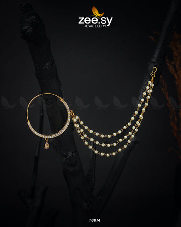 Bride Zircan Nose Ring - House Of Zarish