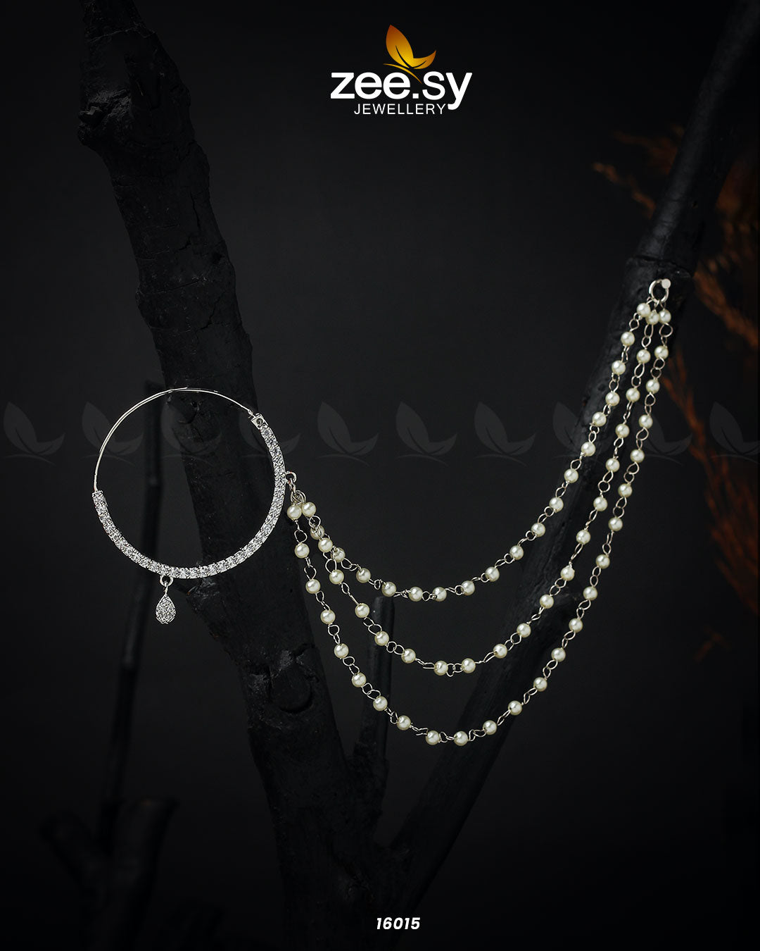 Bride Zircan Nose Ring - House Of Zarish