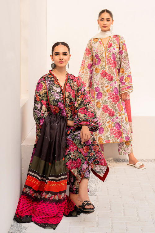 Baroque | Luxury Pret 24 | LAWN UF-667 - House Of Anaya