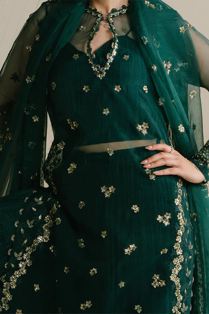 Ayzel | Golden Hour Premium Pret | Emerald Nocturne