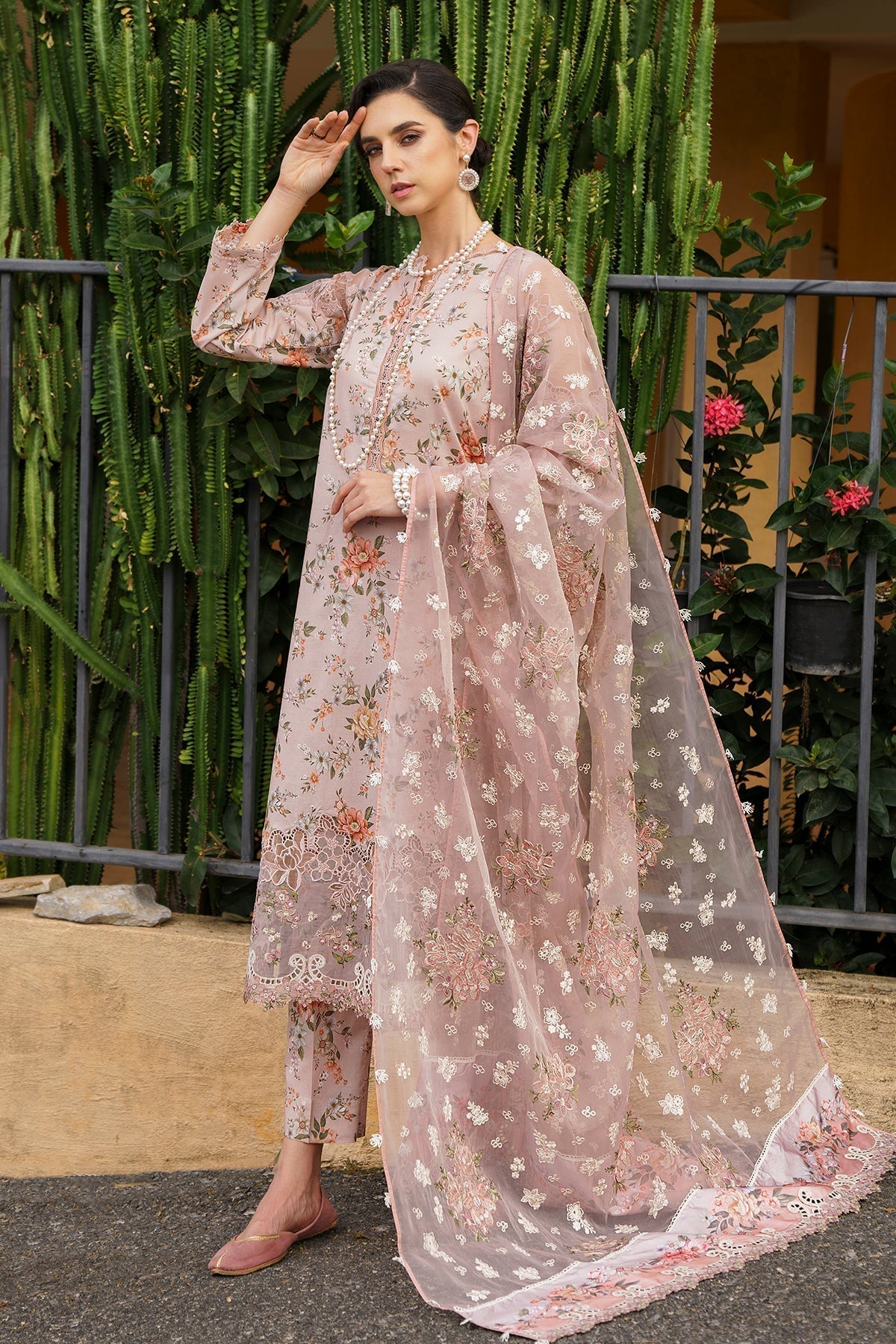 Baroque | Luxury Pret 24 | LAWN UF-585 - House Of Anaya