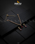 Nargis Zircon Necklace - House Of Zarish