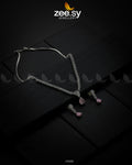 Nargis Zircon Necklace - House Of Zarish