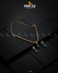 Nargis Zircon Necklace - House Of Zarish
