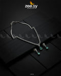 Nargis Zircon Necklace - House Of Zarish