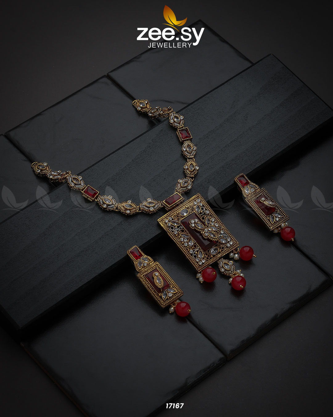 Majestic Gems Necklace - House Of Zarish