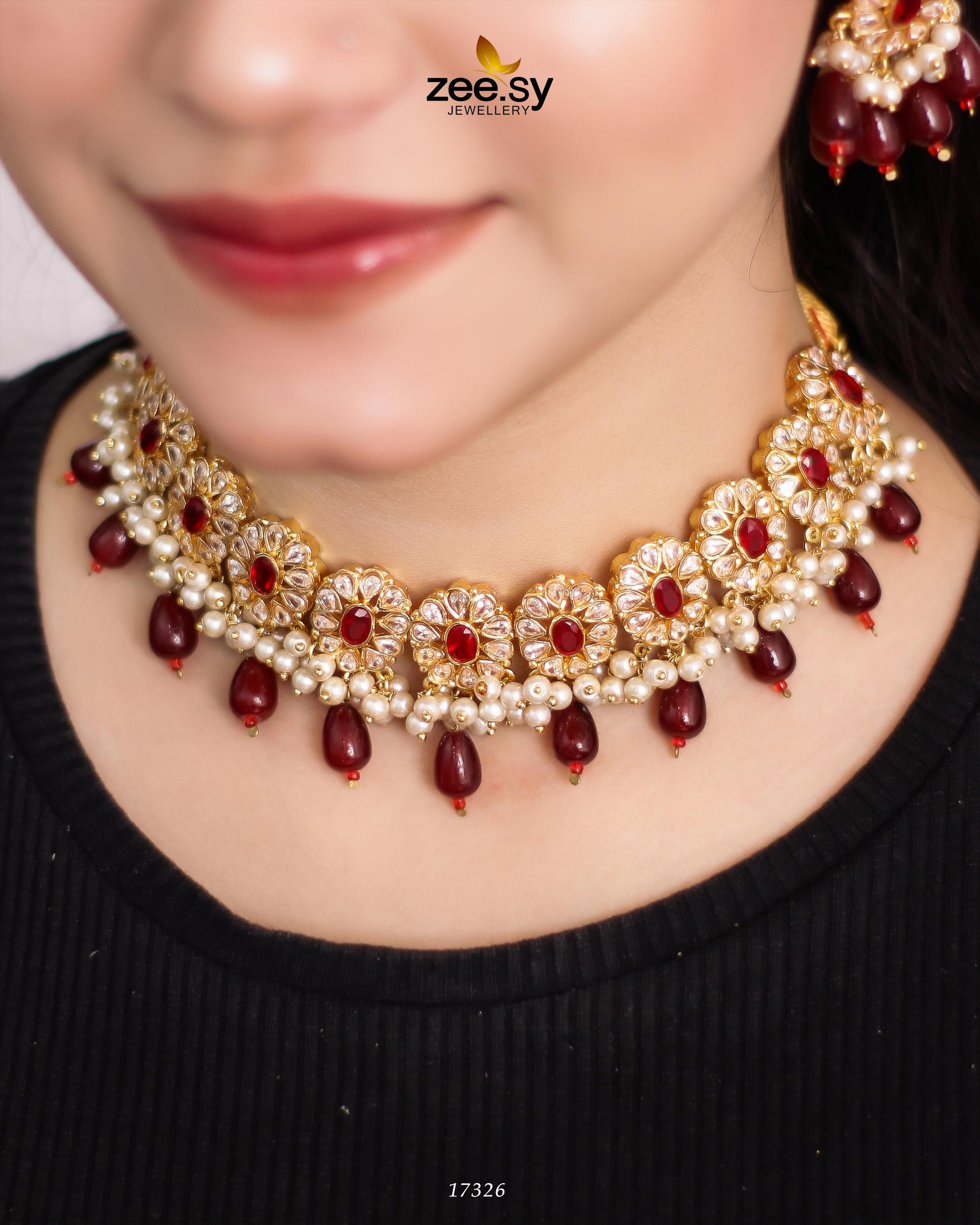Blooming Flower Necklace - House Of Zarish
