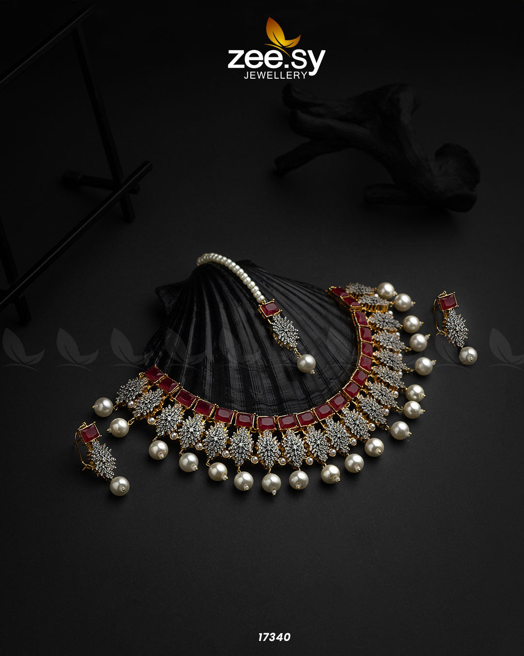 Preeti Necklace - House Of Zarish