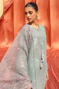 Cross Stitch | Eid Lawn 24 | SILVER SHINE - House Of Anaya