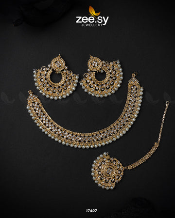 Gul-E-Rana Necklace - House Of Zarish