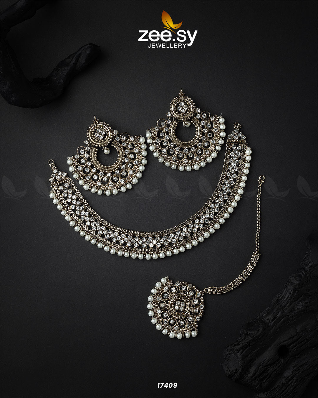 Gul-E-Rana Necklace - House Of Zarish