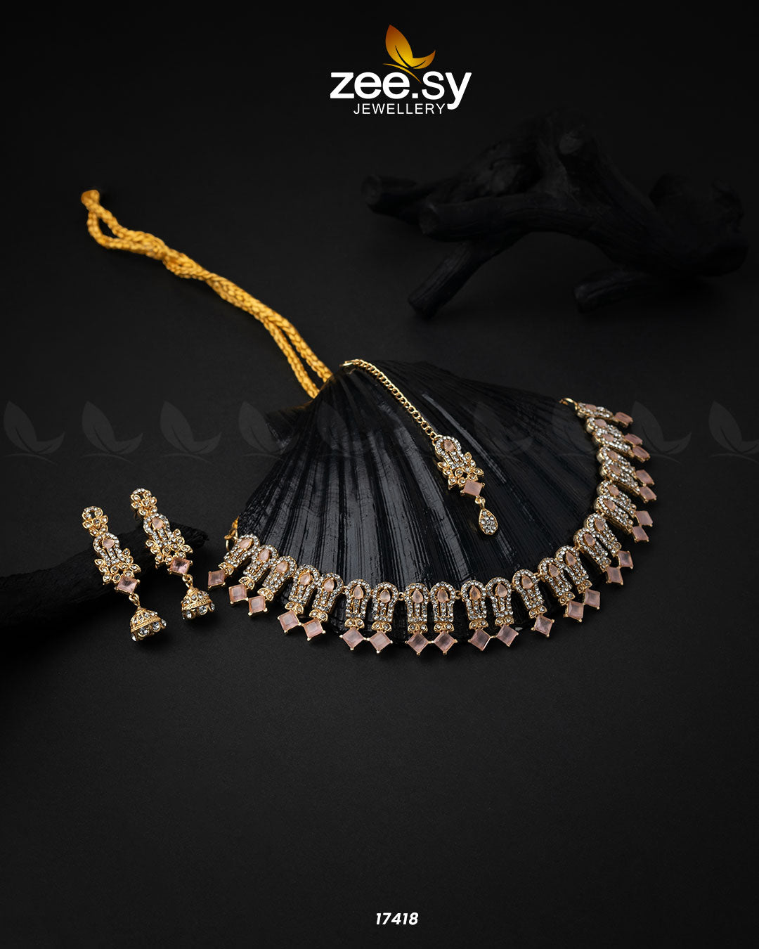 Classic Zircon Necklace - House Of Zarish