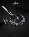 Classic Zircon Necklace - House Of Zarish