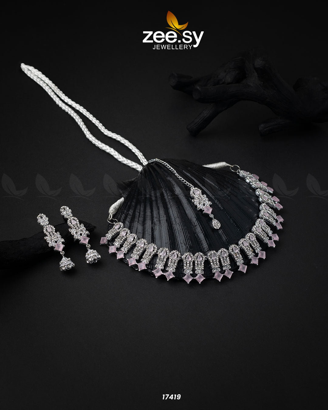Classic Zircon Necklace - House Of Zarish
