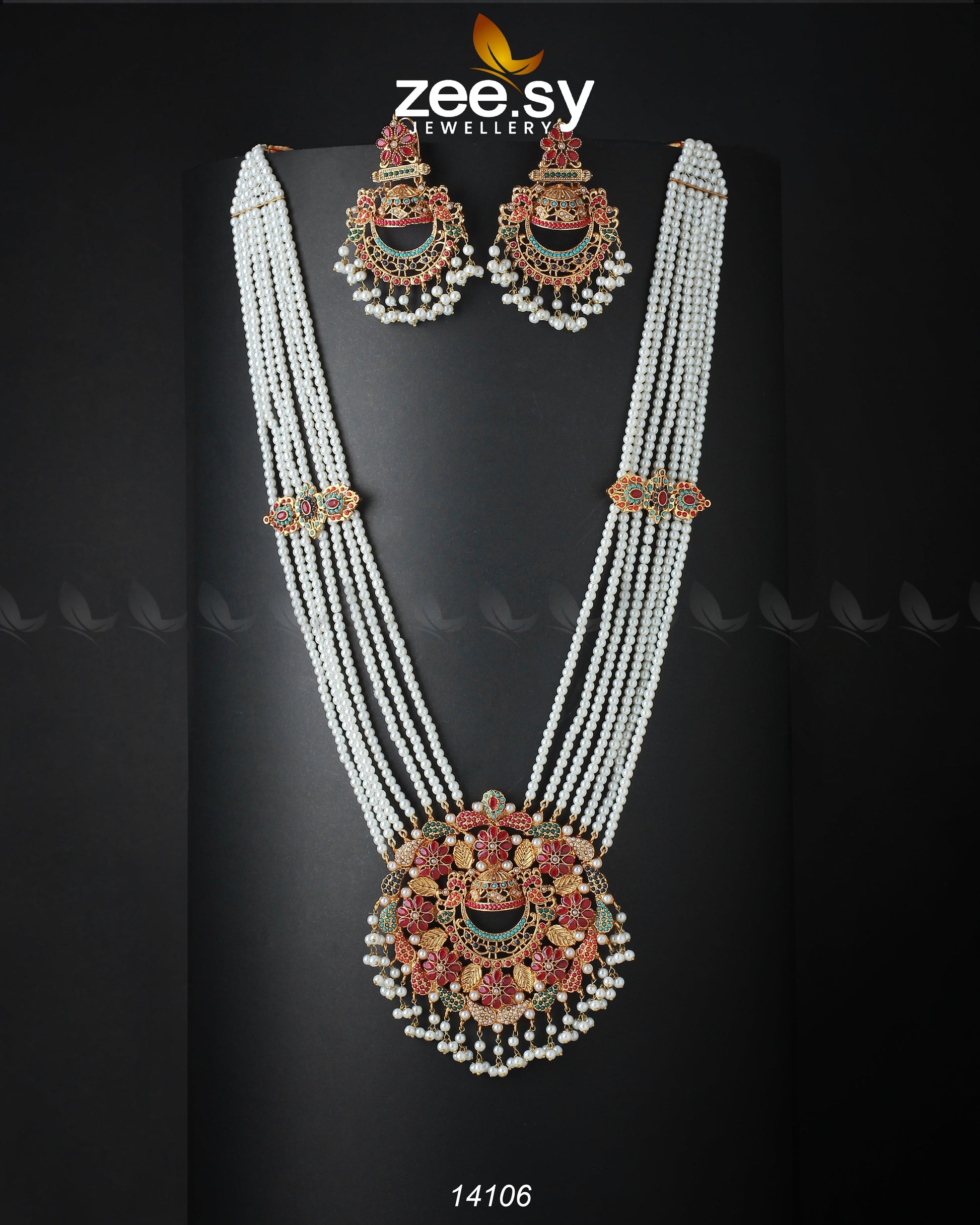 Cascading Mala Necklace - House Of Zarish