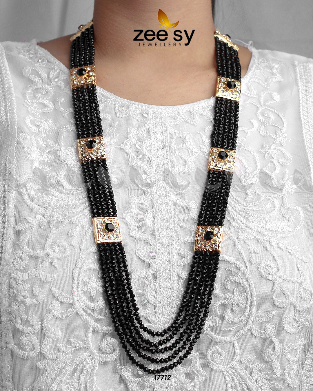 Initials Mala Necklace - House Of Zarish