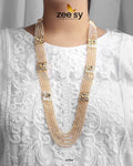 Initials Mala Necklace - House Of Zarish