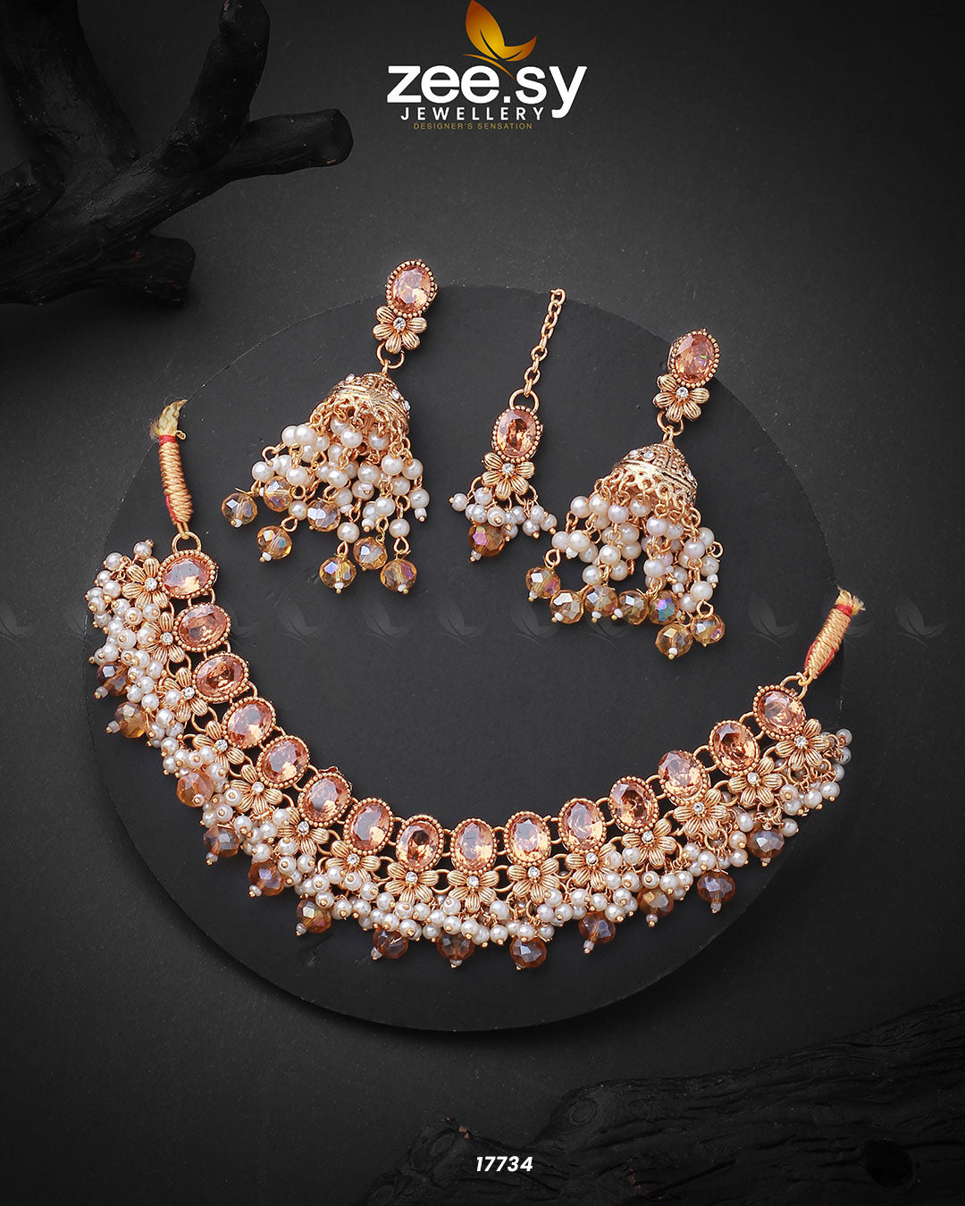 Celosia Necklace - House Of Zarish