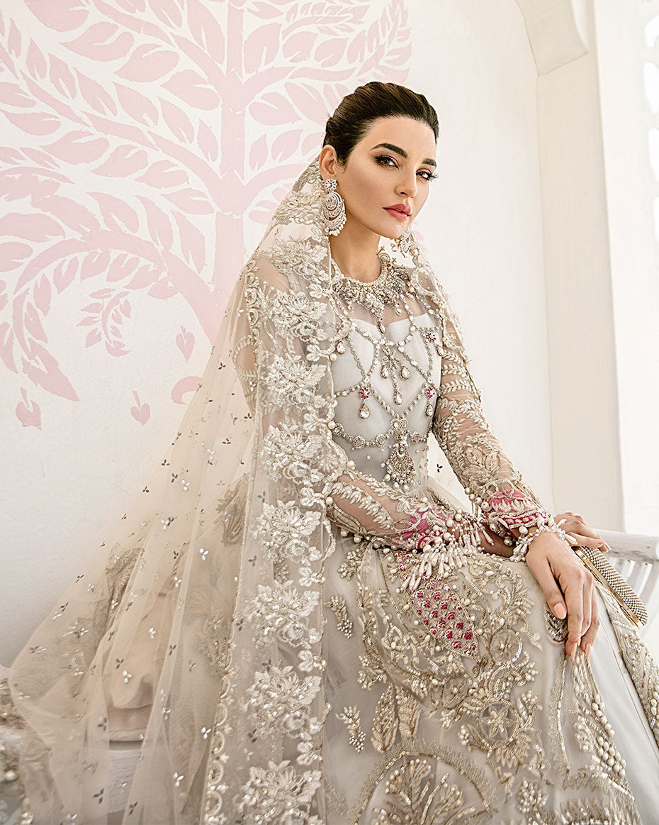 Gulaal | Wedding Formals | Jeune Embroidered Net 3-Piece Suit WS-02 - House Of Anaya