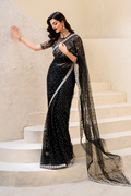 Iznik | Chinnon Chiffon | CC-50 Embroidered Net - House Of Anaya
