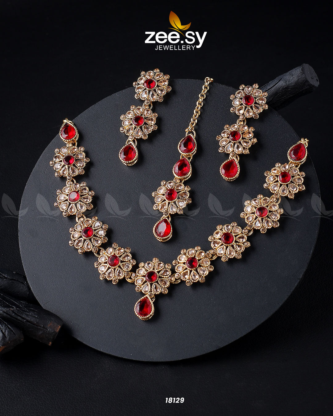 Narcissus Necklace Set - House Of Zarish