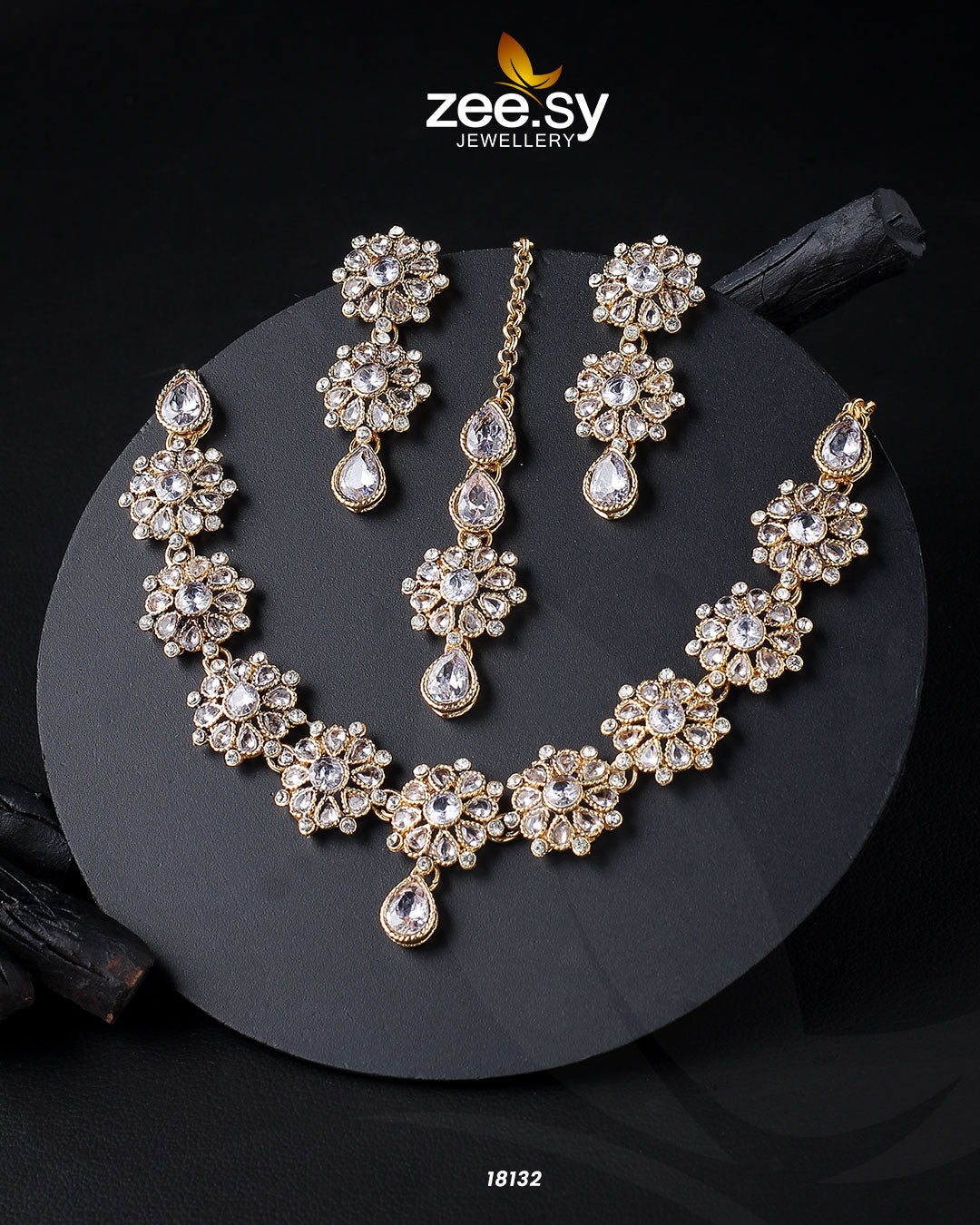 Narcissus Necklace Set - House Of Zarish