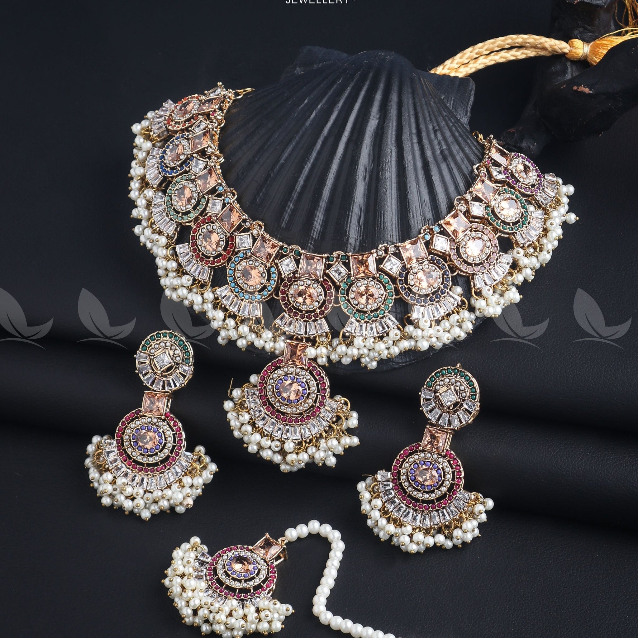 Anaya Necklace Set - House Of Zarish