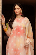 Cross Stitch | Premium Lawn 24 | PEACH BLUSH - House Of Anaya