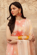 Cross Stitch | Premium Lawn 24 | PEACH BLUSH - House Of Anaya