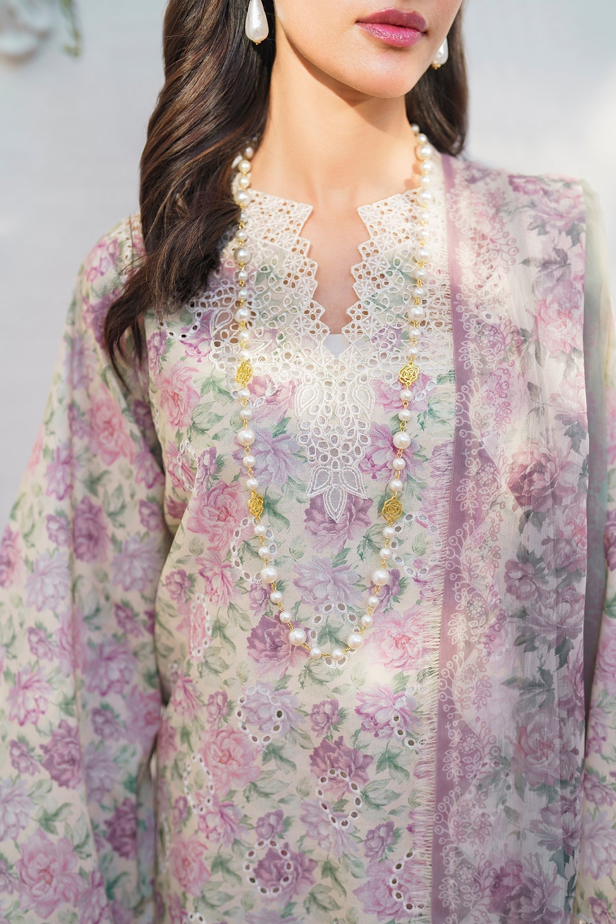 Baroque | Embroidered Lawn | SF-638