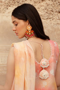 Cross Stitch | Premium Lawn 24 | PEACH BLUSH - House Of Anaya
