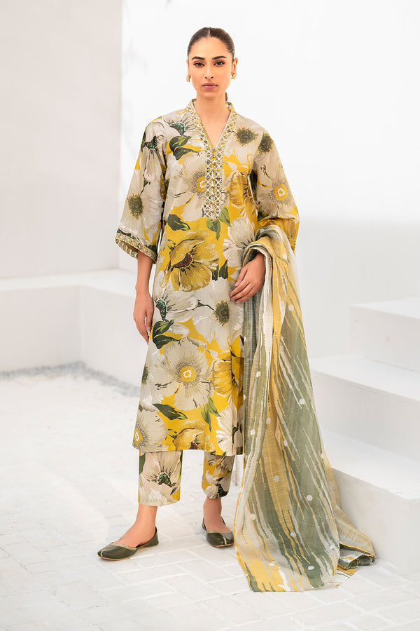 Baroque | Luxury Pret 24 | LAWN UF-669 - House Of Anaya