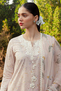 Cross Stitch | Premium Lawn 24 | SILVER PEONY - House Of Anaya