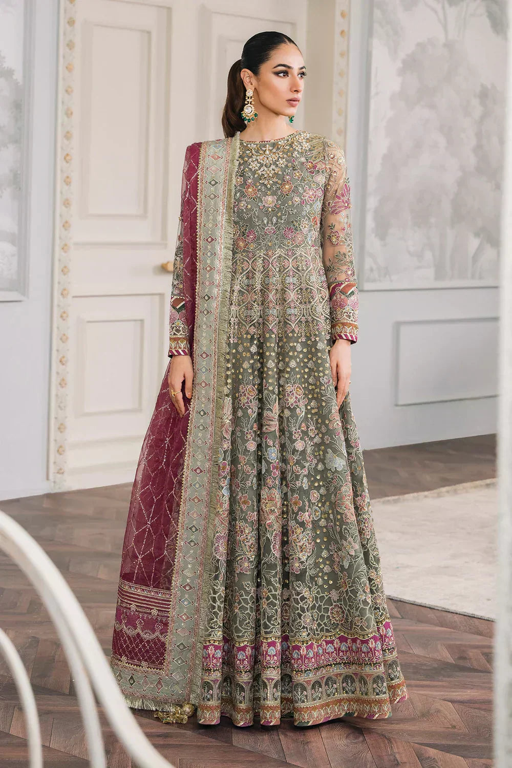 Baroque | Chantelle Embroidered Collection 2024 | CH12-02 - House Of Anaya
