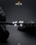 Crystal Bow Stud Earrings - House Of Zarish