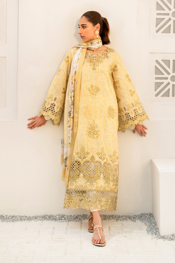 Baroque | Luxury Pret 24 | LAWN UF-670 - House Of Anaya