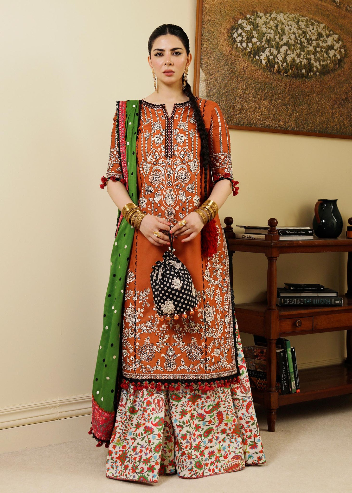 Hussain Rehar | Lawn SS 2023 | Stardust - House Of Anaya