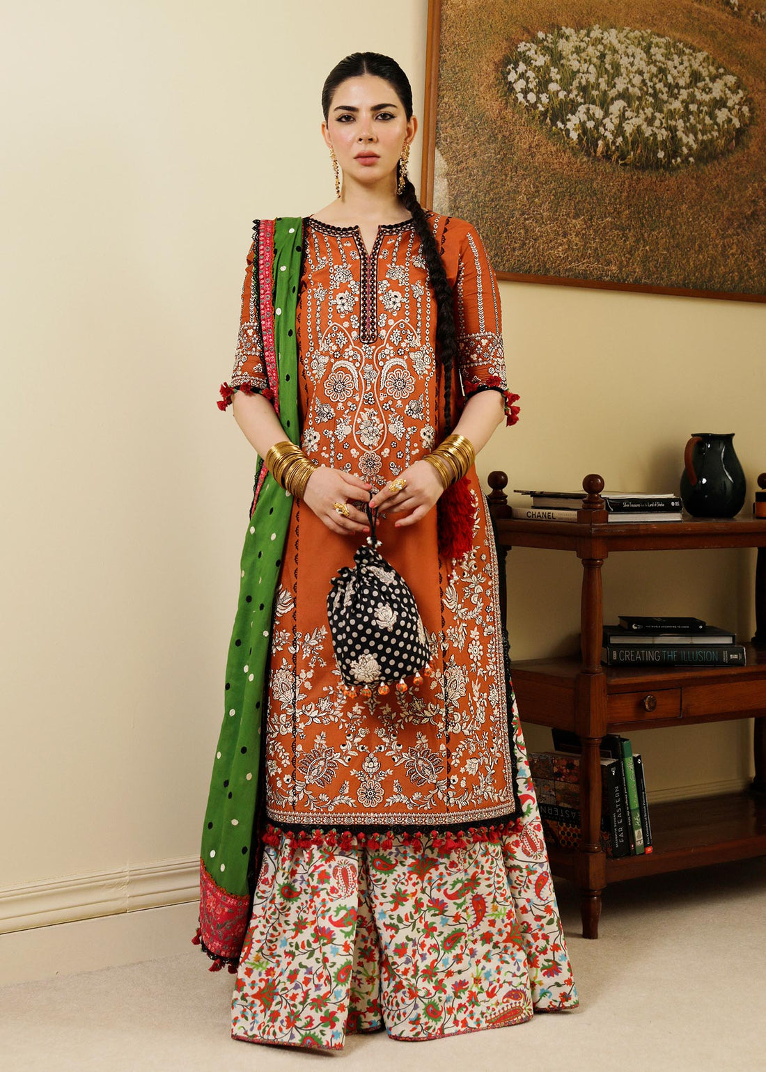 Hussain Rehar | Lawn SS 2023 | Stardust - House Of Anaya