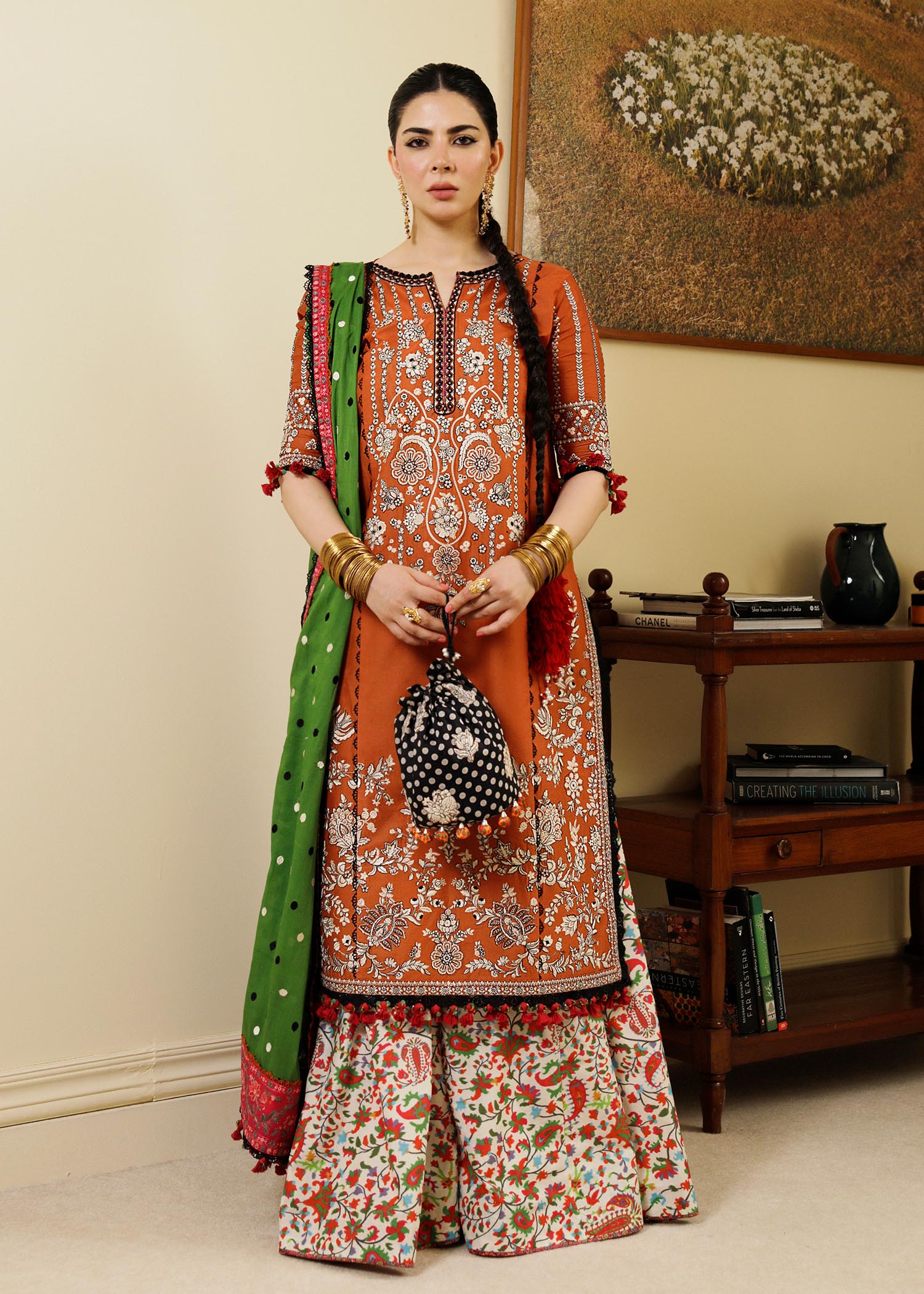 Hussain Rehar | Lawn SS 2023 | Stardust - House Of Anaya