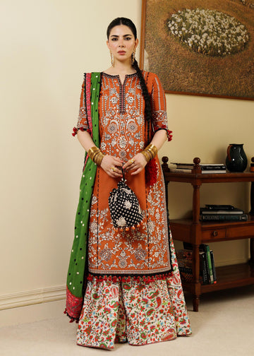 Hussain Rehar | Lawn SS 2023 | Stardust - House Of Anaya