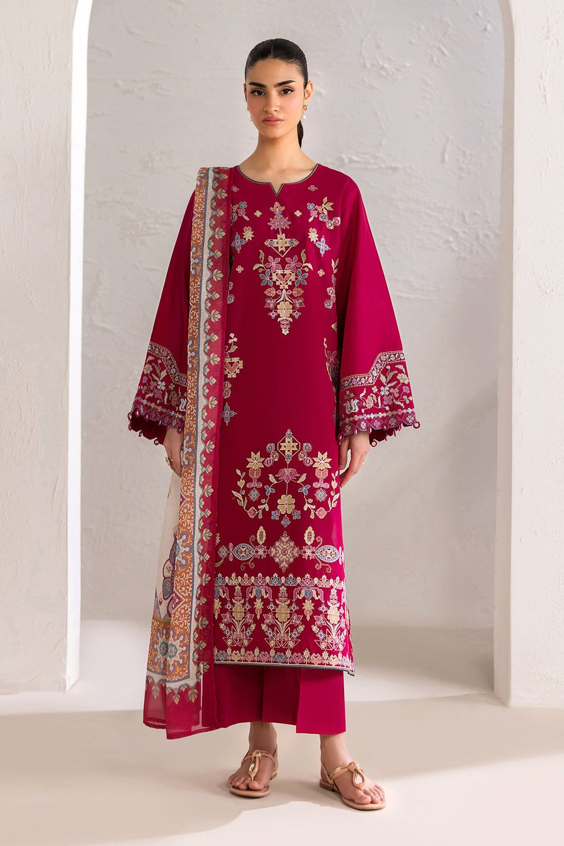 Baroque | Embroidered Lawn | SF-4449