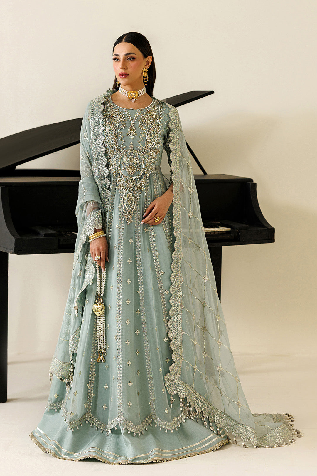 Alizeh | AYMAL V4 - LUXURY BAMBER CHIFFON '26 | AF-BHM-4070-Sinoor