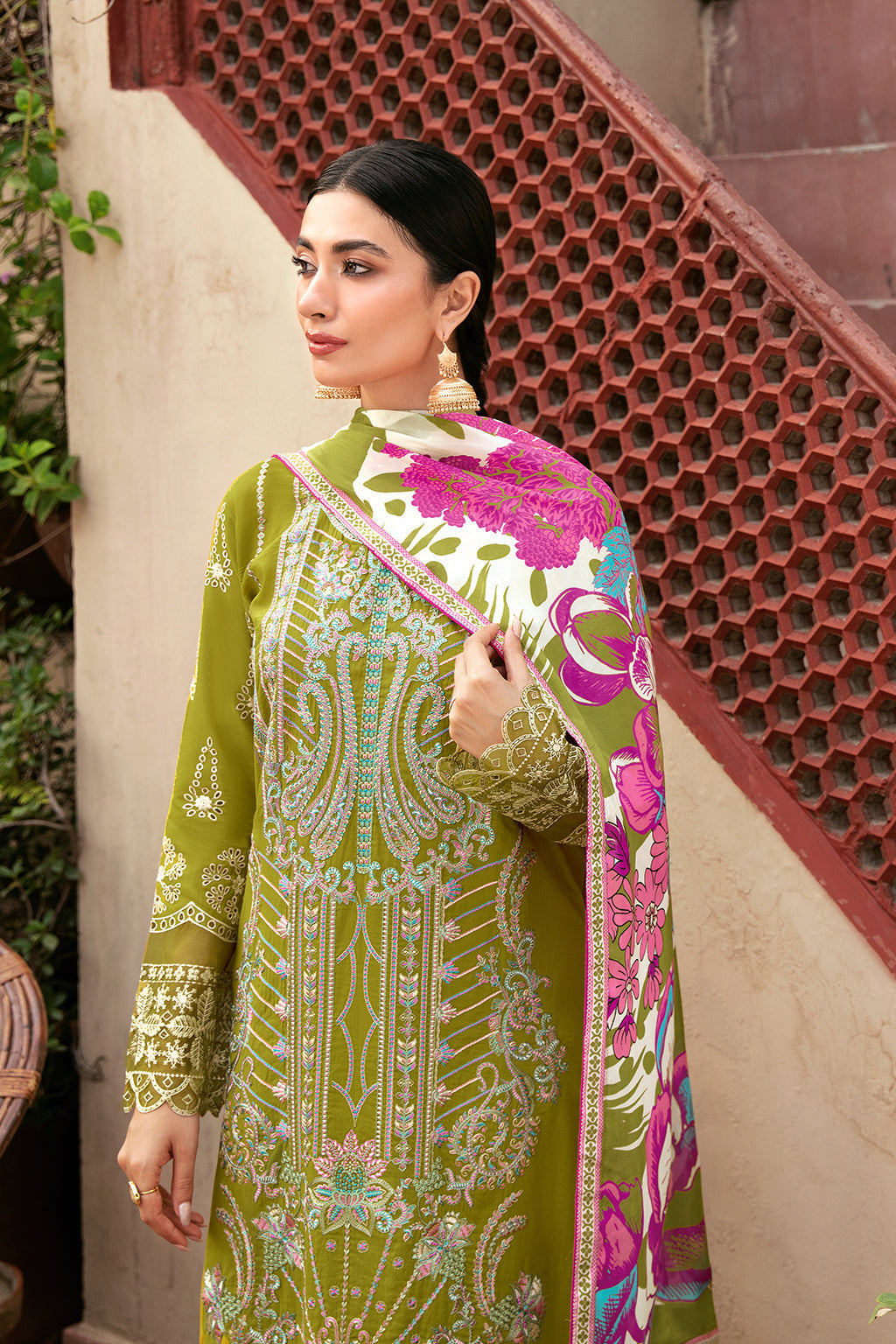 Ramsha | Luxury Lawn 24 | L-807 - House Of Anaya