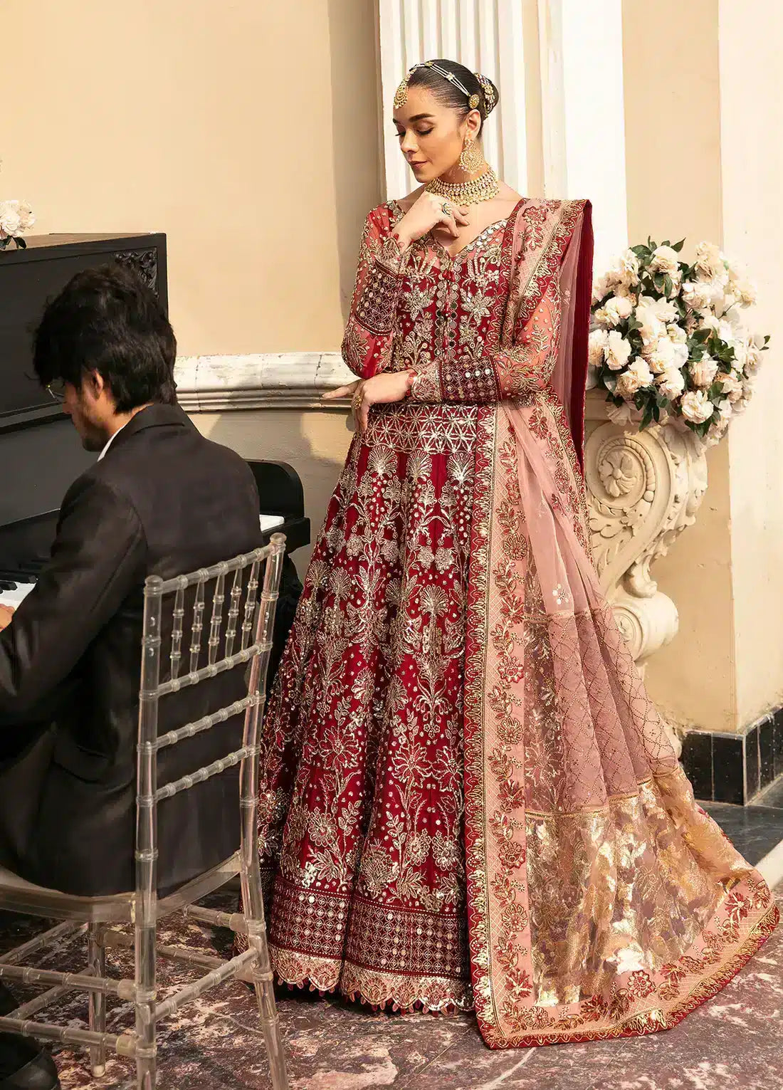 Gulaal | Wedding Collection 23 | ZIVA (GL-WU-23V1-02) - House Of Anaya